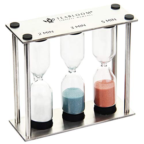 Teabloom Tea Timer - 2/3/5 Minutes for White/Green/Oolong Teas