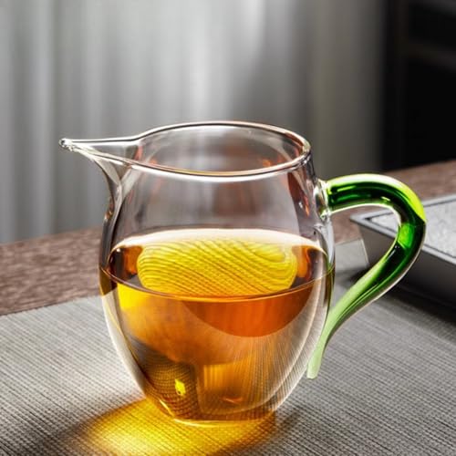Borosilicate Glass Fairness Cup 380ml with Handle